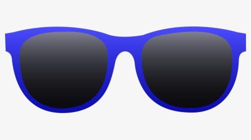 Bright Blue Sunglasses - Dark Blue Sunglasses Png, Transparent Png, Free Download
