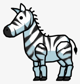 Scribblenauts Zebra - Zebra Foal Clipart, HD Png Download, Free Download