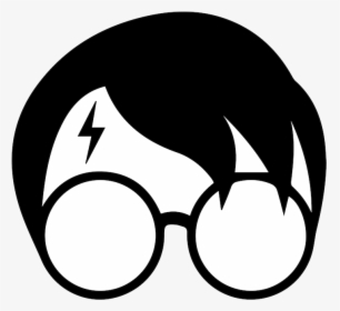 Harry Potter Glasses Clipart Transparent Png - Silhouette Harry Potter Wand Clipart, Png Download, Free Download