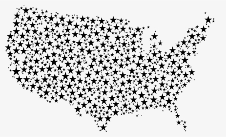 United States Map Stars Clip Arts - Transparent Red White And Blue Border, HD Png Download, Free Download