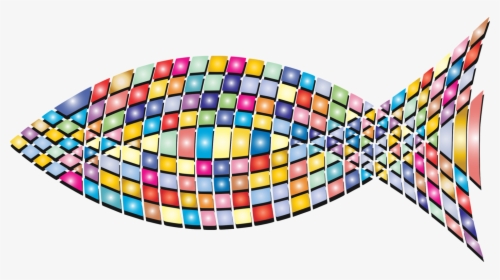 Fashion Accessory,colorful Fish,negative Space - Circle, HD Png Download, Free Download