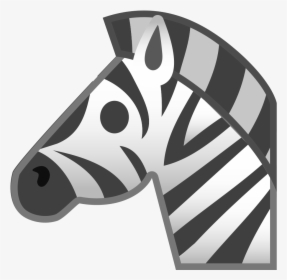 Zebra Emoji Png - Emoticon Zebra, Transparent Png, Free Download