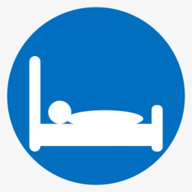 Vector Icon Of Person Lying In Bed - Lodging Icon, HD Png Download, Free Download