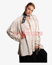 Transparent Female Skull Png - Female Cloth Pirate Shirt, Png Download, Free Download