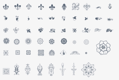 Preview All The Vector Ornaments Included, Traced By - Victorian Typographic Ornaments, HD Png Download, Free Download