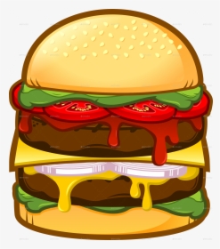 Big Burger Clipart Png, Transparent Png, Free Download