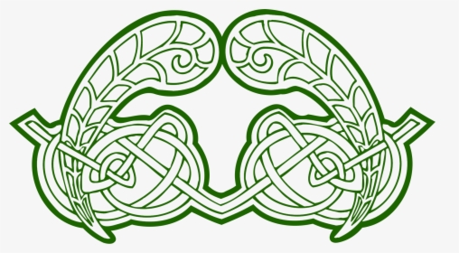Celtic Ornaments Vector Free Leafs - Ornament Vector Png Green, Transparent Png, Free Download