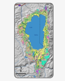 Lake Tahoe Map Transparent Background, HD Png Download, Free Download