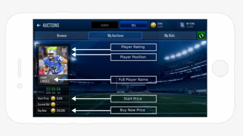 Madden Mobile 18 Auction House, HD Png Download, Free Download