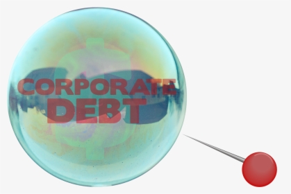 Corporate Debt Bubble Near Sharp Pin - Circle, HD Png Download, Free Download
