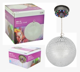 Sentinel Rotating Glitter Ball 15cm Mirror Ball Silver - Sphere, HD Png Download, Free Download