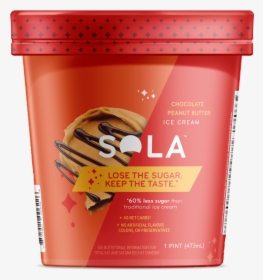 Chocolate Peanut Butter Icecream - Sola Ice Cream Keto, HD Png Download, Free Download