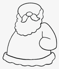 How To Draw Santa Claus - Line Art, HD Png Download, Free Download