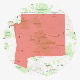Arizona Foundation Solutions Service Area - Atlas, HD Png Download, Free Download