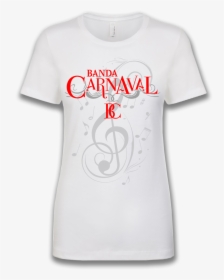 Banda Carnaval Playera Blanca - Active Shirt, HD Png Download - kindpng