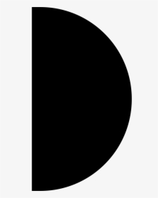 The Progress Bar Right Semicircle - Half Circle Black Png, Transparent Png, Free Download