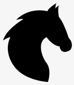 Transparent Horse Head Clipart - Transparent Horse Head Silhouette, HD Png Download, Free Download