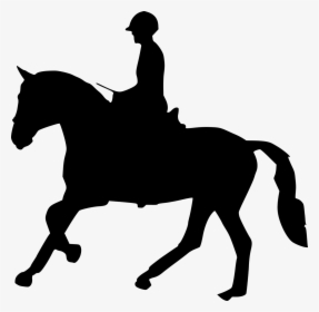 Silhouette Horse Racing Horse Head Free Picture - Horse Riding Logo Png, Transparent Png, Free Download