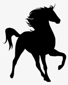Horse Silhouette At Getdrawings - Gold Unicorn No Background, HD Png Download, Free Download