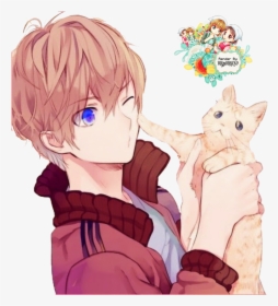 Anime Boy Cute - Anime Boy Brown Hair, HD Png Download, Free Download