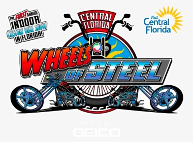 Central Florida Wheels Of Steel Elc Polk Presented - Florida, HD Png Download, Free Download