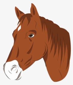 Horse Clip Head - Horse Head Vector Png, Transparent Png, Free Download