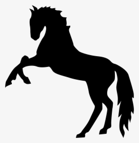 Standing Horse Silhouette Png Transparent Clip Art, Png Download, Free Download