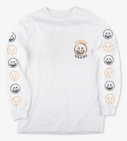 Wink Emoji Long Sleeve - Long-sleeved T-shirt, HD Png Download, Free Download