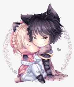 Anime Wolf Boy Chibi Anime Chibi Boy And Girl Hd Png Download Kindpng