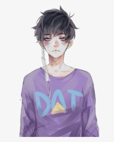 Anime Animeboy Cute Purple Animeaesthetic Cute Anime Boy Fanart Hd Png Download Kindpng