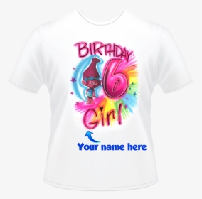 T Shirt Design Birthday Girl, HD Png Download, Free Download