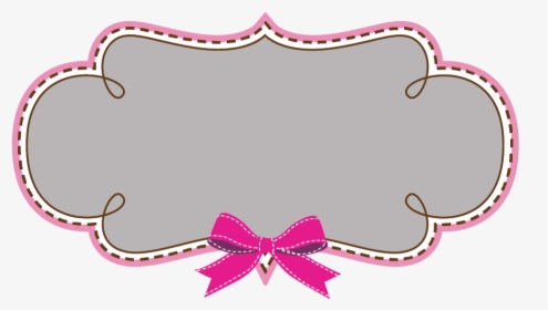 Transparent Pink Bows Clipart - Logo Frame, HD Png Download, Free Download