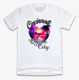 Cincinnati Queen City Airbrush - Miami Airbrush T Shirt, HD Png Download, Free Download
