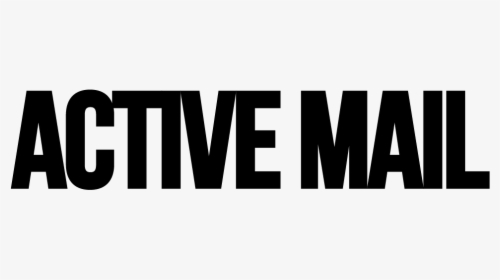 Active Mail Logo Smaller - Monochrome, HD Png Download, Free Download