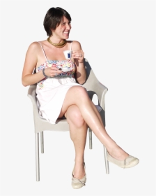 Person Sitting Drinking Coffee, HD Png Download, Free Download