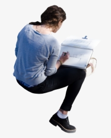 People Sitting From Back Png, Transparent Png, Free Download