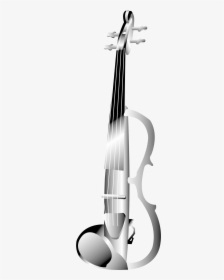 Electric Violin Clip Arts - Violin Png Free Black And White, Transparent Png, Free Download