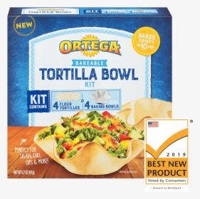 Image Of Bakeable Tortilla Bowl Kit - Ortega Tortilla Bowl Kit, HD Png Download, Free Download