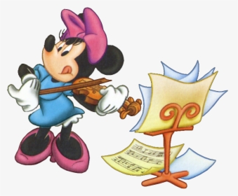 Minnie Mouse Playing Violin, HD Png Download, Free Download