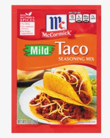 Taco Seasoning Mix Mild - Mccormick Taco Seasoning, HD Png Download, Free Download