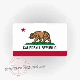 Transparent California State Outline Png - Large California State Flag, Png Download, Free Download