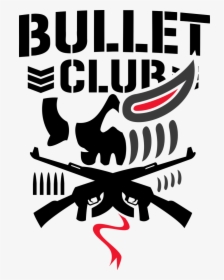 Bullet Club Logo Png - Bullet Club Logo Black, Transparent Png, Free Download