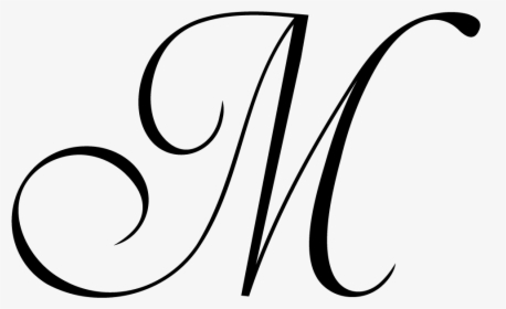 Monogram M Png - Line Art, Transparent Png, Free Download