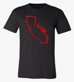 Love California State Map Outline Souvenir Gift T-shirt - Cochlear Implant T Shirt, HD Png Download, Free Download