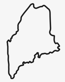 Clip Art New Hampshire Clipart - State Of Maine Drawing, HD Png Download, Free Download
