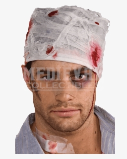 Bloody Head Bandage - Head Bandage, HD Png Download, Free Download