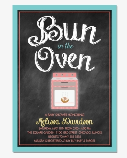 Bun In The Oven Retro - Poster, HD Png Download, Free Download