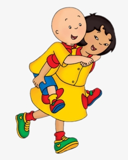 Free Png Download Caillou On Sarah"s Back Clipart Png - Caillou Sarah, Transparent Png, Free Download