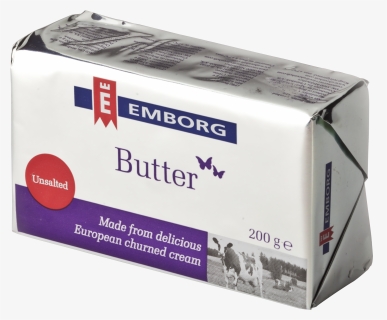 Emborg Butter - Emborg Butter Unsalted 200g, HD Png Download, Free Download