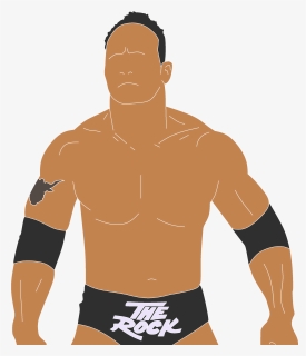 Dwayne The Rock Johnson Wrestling Superstar - Barechested, HD Png Download, Free Download